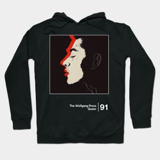 The Wolfgang Press - Queer - Minimalist Style Graphic Design Hoodie